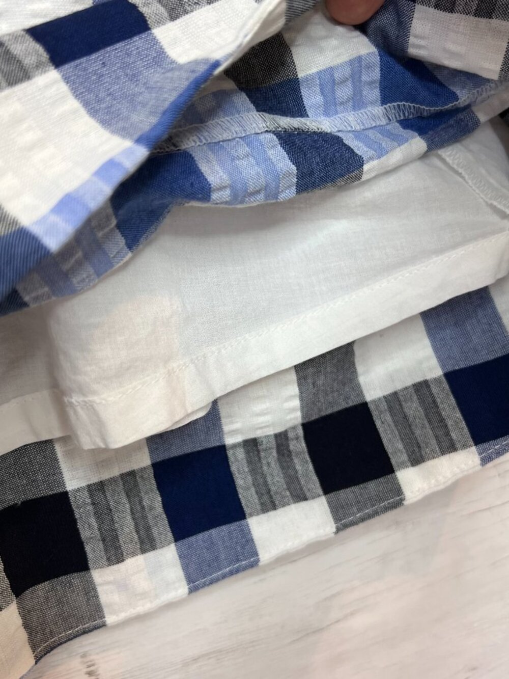 1901 Skirt Womens Size XS Blue Plaid A Line Preppy Academia Lined Knee Length - Picture 9 of 12